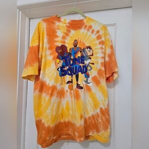 Space Jam Legacy Lebron James Tune Squad Nike Tee Tie Die T-Shirt